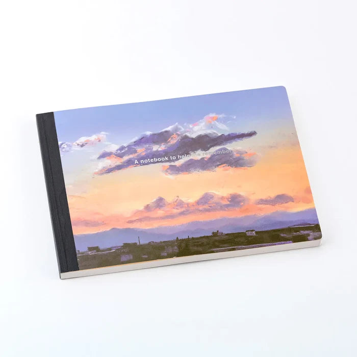 Hobonichi 2026 Accessories: Kyohei Sakaguchi - A Notebook to Help Me Remember, shown from the front.