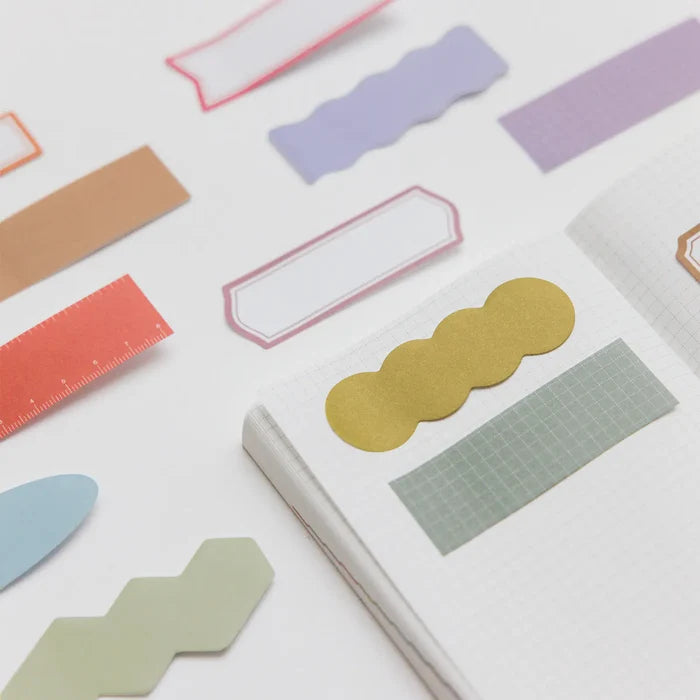 Hobonichi 2026 Accessories: TSUKI no IRO - Sticky Notes (Guide), shown from another angle.