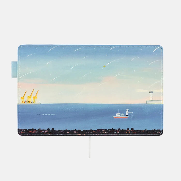 Hobonichi Hiroko Kubota: The Sea’s Dream at Dawn – 5-Year Techo Cover, alternate angle.