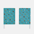 Hobonichi HON A5 2026 Planner: Bow & Tie - In the Forest, shown from the front.