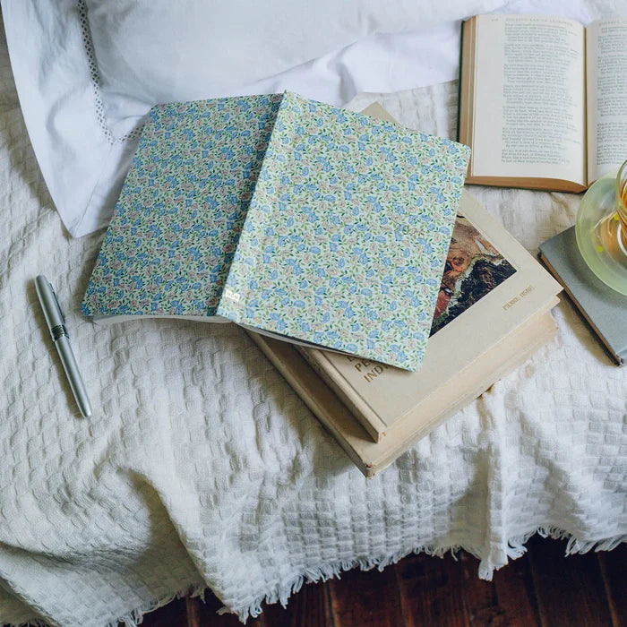 Hobonichi HON A5 2026 Planner: Liberty Fabrics - Sasha Kiora, shown in full.