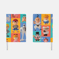 Hobonichi HON A5 2026 Planner: MOTHER - Clay Figurines, shown from the front.