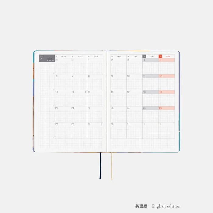 Hobonichi HON A5 2026 Planner: MOTHER - Clay Figurines, shown with its details.