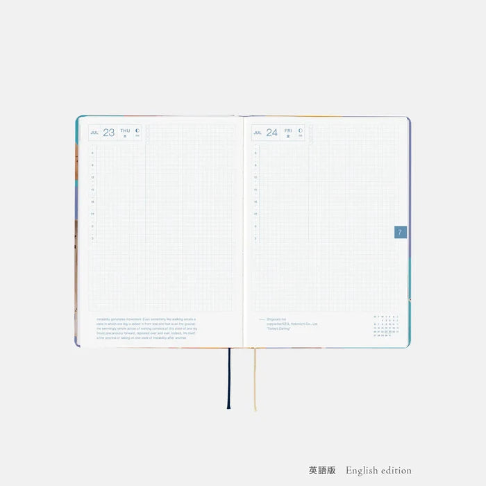 Hobonichi HON A5 2026 Planner: MOTHER - Clay Figurines, front view.