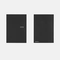 Hobonichi HON A5 2026 Planner: Paper Series - Black Gingham, shown from the front.