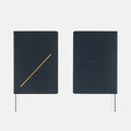 Hobonichi HON A5 2026 Planner: Slash (Navy), shown from the front.
