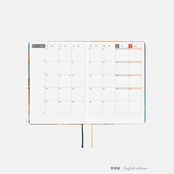 Hobonichi HON A6 2026 Planner: MOTHER - Clay Figurines, shown with its details.