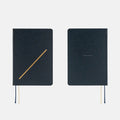 Hobonichi HON A6 2026 Planner: Slash (Navy), shown from the front.