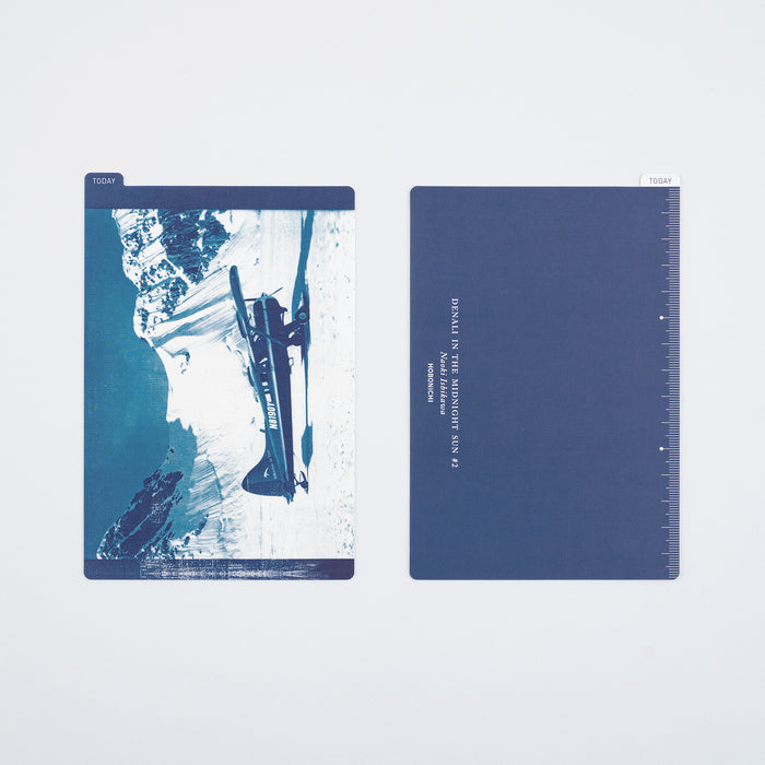 Hobonichi Pencil Board – Naoki Ishikawa Denali in the Midnight Sun #2, detail view of the design.