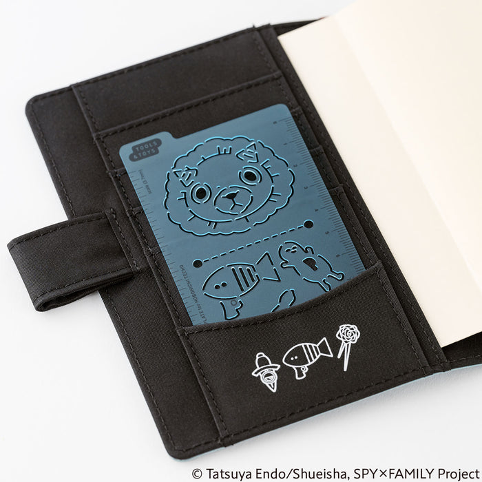 Hobonichi SPY x FAMILY Stencil, shown in full.