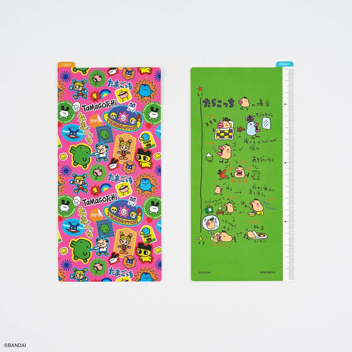 Hobonichi x Tamagotchi - Hobonichi Pencil Board for A6 Size (Blast Off to Outer Space!), shown in full.