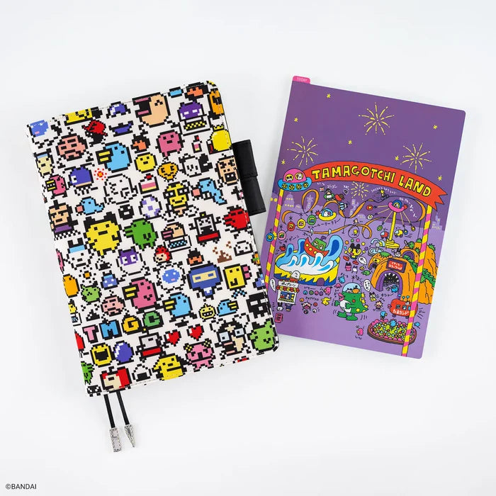 Hobonichi x Tamagotchi - Hobonichi Pencil Board for A6 Size (Blast Off to Outer Space!), shown with its details.