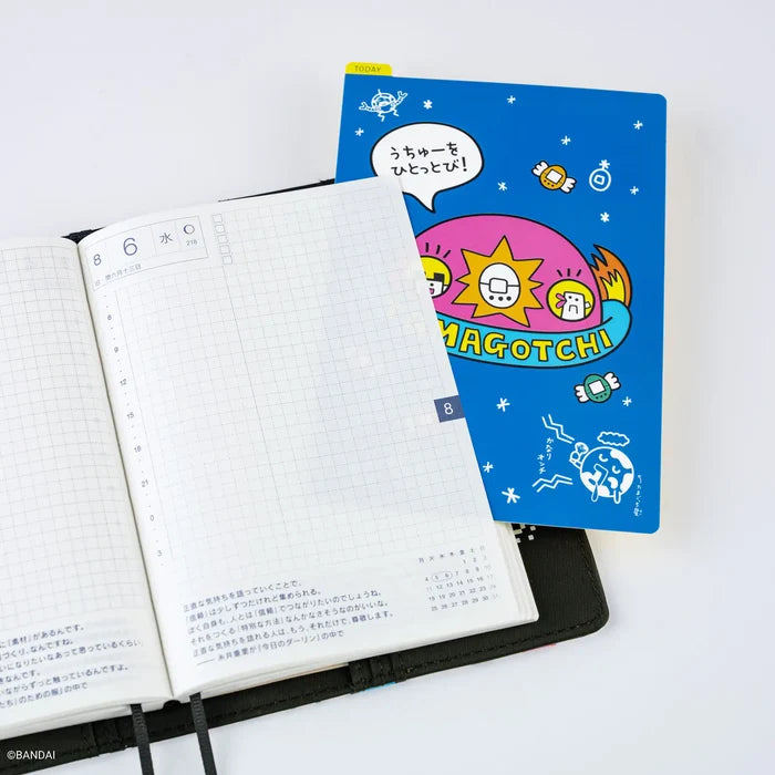 Hobonichi x Tamagotchi - Hobonichi Pencil Board for Weeks (90’s Tamagotchi), close-up view.