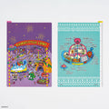 Hobonichi x Tamagotchi Pencil Board for A5 Size (Tamagotchi Land), shown from the front.