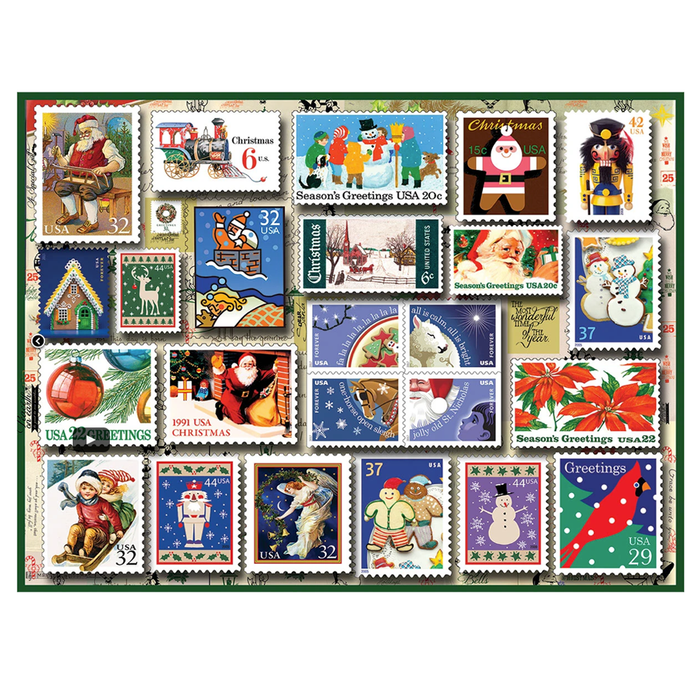 Holiday Stamps Jigsaw Puzzle
