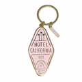Hotel California Enamel Keychain