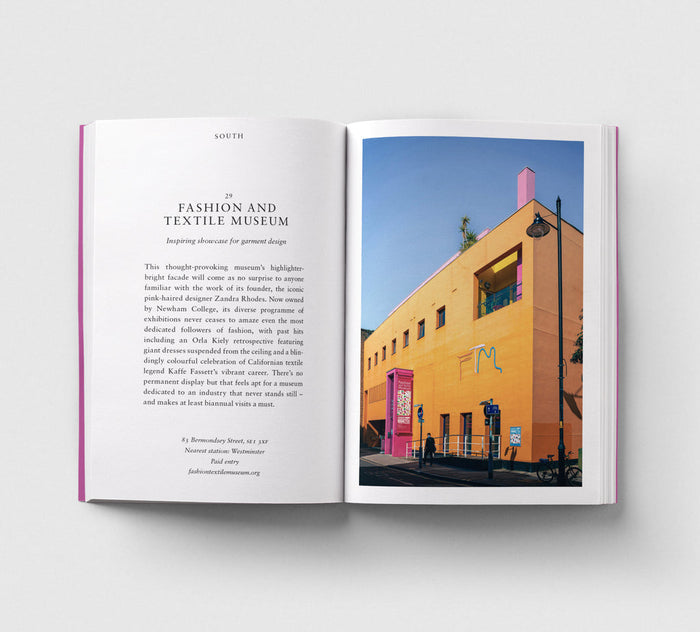 Hoxton Mini Press – An Opinionated Guide to London Museums, shown with its details.