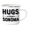 Hugs From Sonoma Camp Mug - White