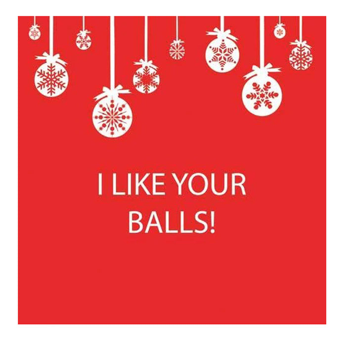 I Like Your Balls Cocktail Napkins