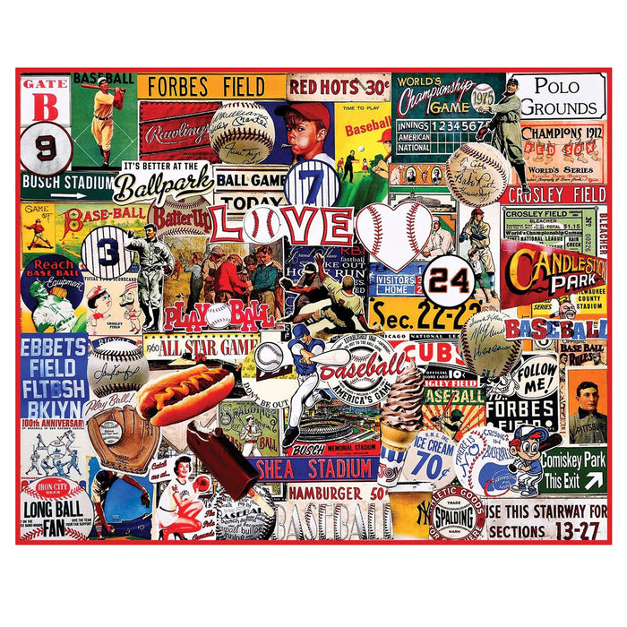 I Love Baseball Jigsaw Puzzle