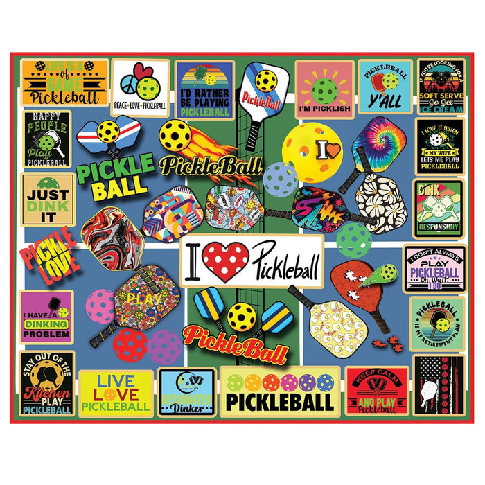 I Love Pickleball Jigsaw Puzzle
