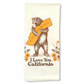 I Love You California Tea Towel