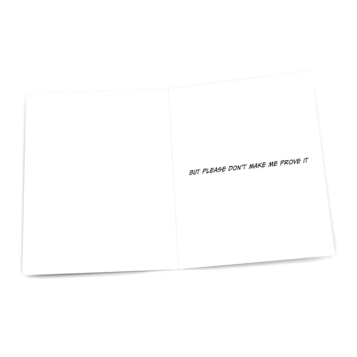 I Love You More Than Wine Card