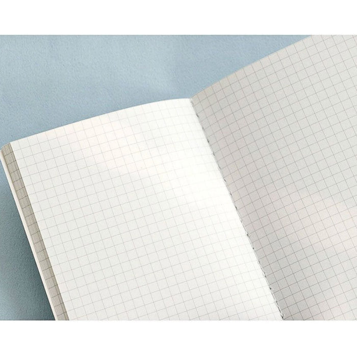 Close-up of 4mm grid pages inside the Iconic Adorable Handy Pocket Notebook v.3.
