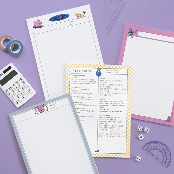 Iconic Bunny Notepad - The Journal Shop