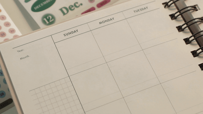 Iconic Dated Planner Stickers - The Journal Shop