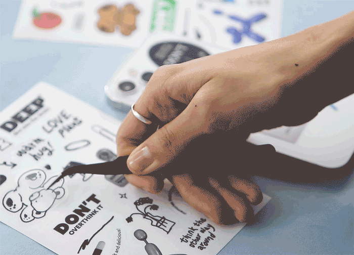 Iconic Collect Sticker Pack — 23 Sheets, shown from another angle.
