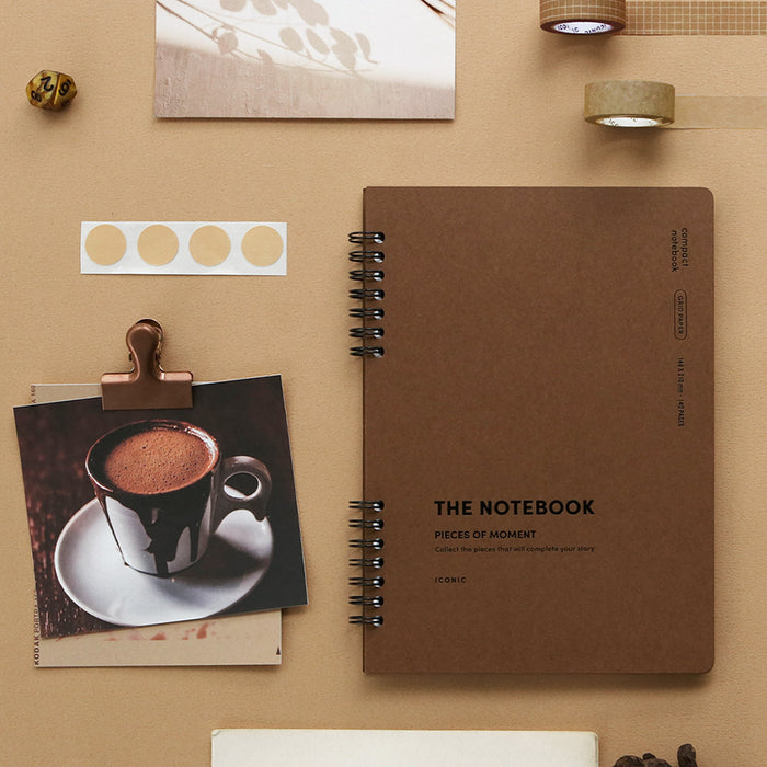 Iconic Compact A5 Grid Notebook - The Journal Shop