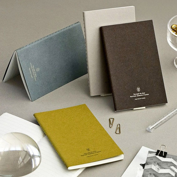Iconic Haze pocket notebooks shown in different colour options.
