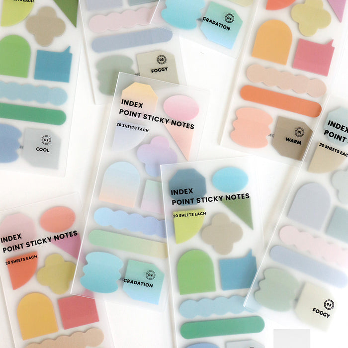 Iconic Index Point Sticky Notes - The Journal Shop