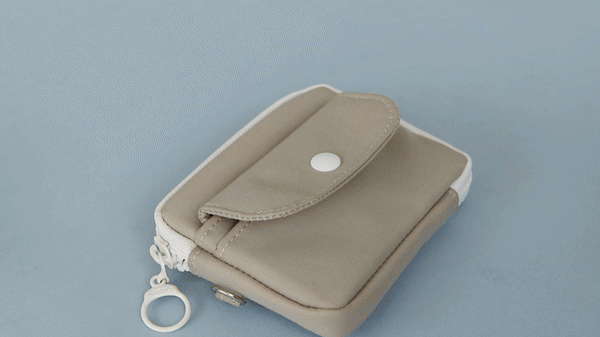 Iconic Voyager Card Wallet Travel Pouch, shown from the front.
