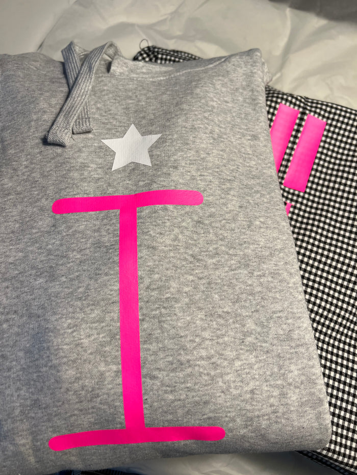 Sudadera "Star Girl" Gris