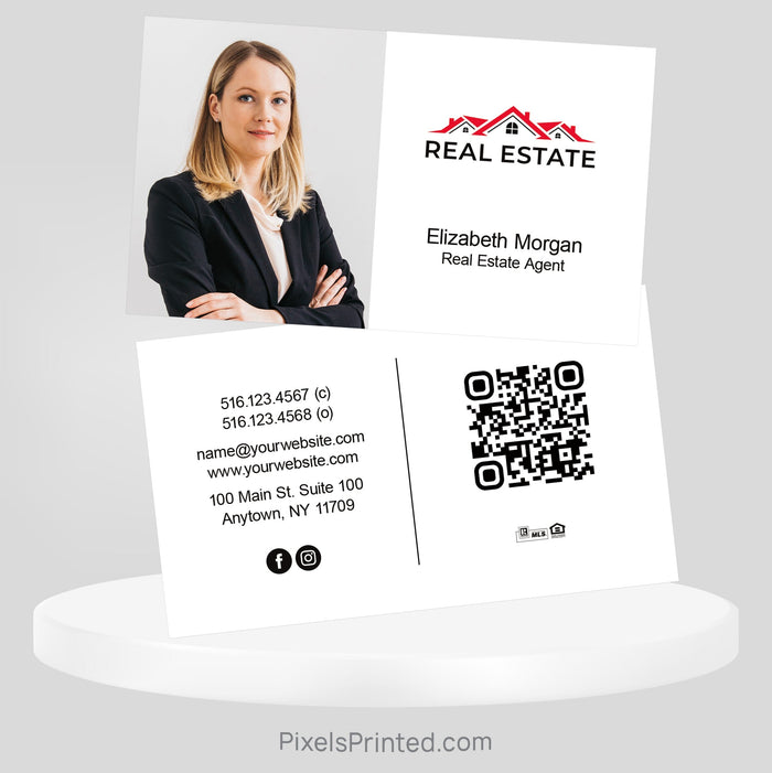 Independent real estate business cards Business Cards PixelsPrinted