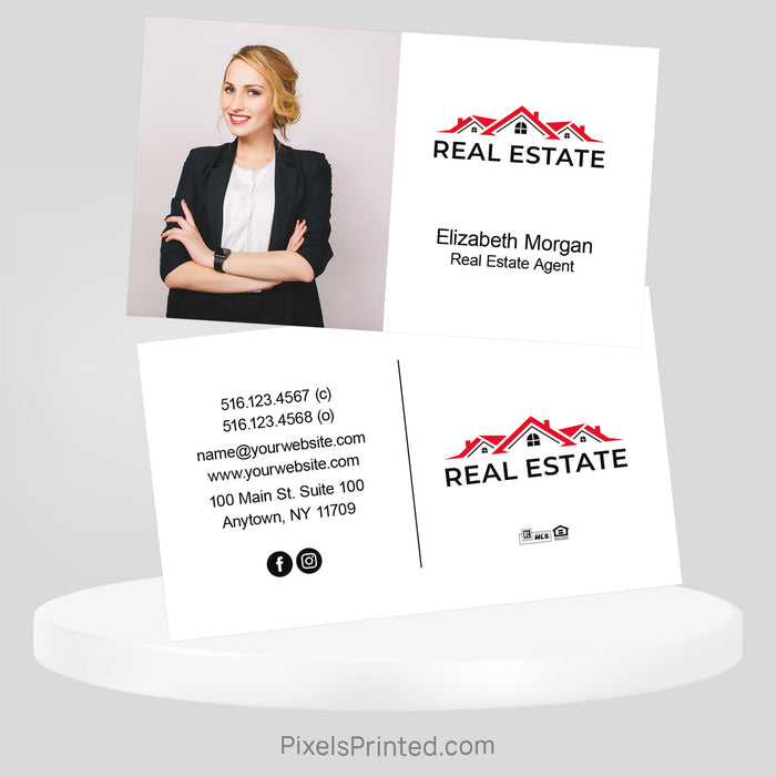 Independent real estate business cards Business Cards PixelsPrinted