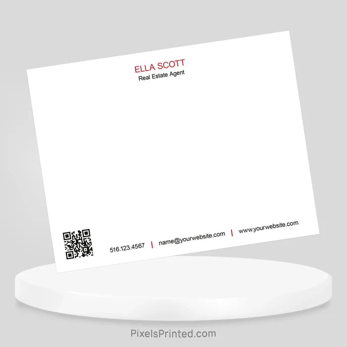 Independent real estate notecards notecards PixelsPrinted