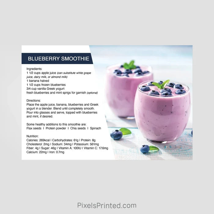 Independent real estate recipe postcards PixelsPrinted