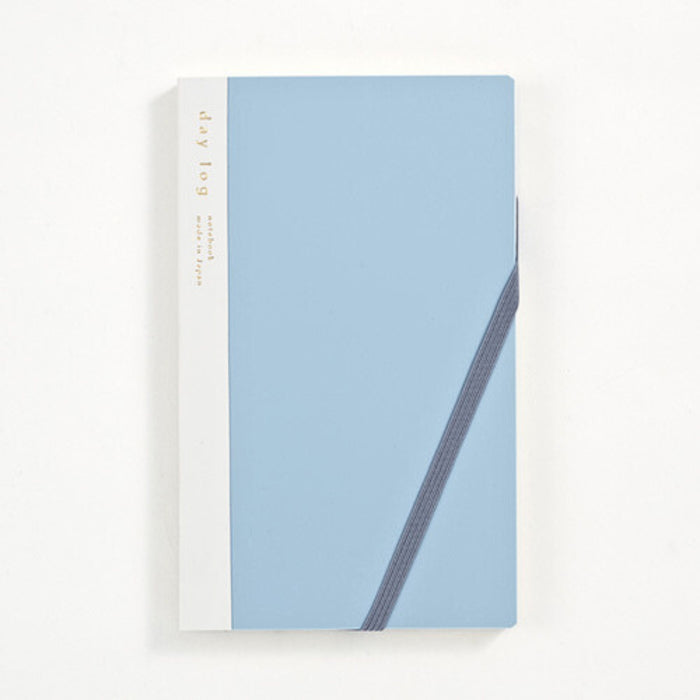 Front cover of the blue Daigo Isshoni Day Log B6 Slim Notebook.