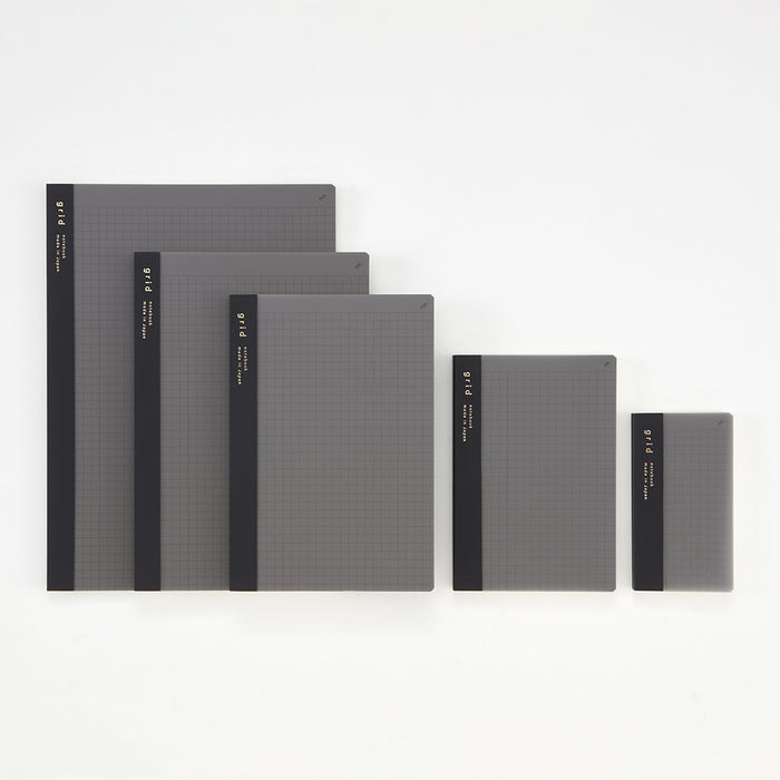 Line-up of Daigo Isshoni notebooks in multiple sizes including A6 and A5 Number Notebooks.