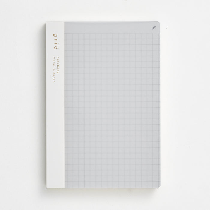 Front cover of the A6 Daigo Isshoni Number Notebook in clear with minimalist design.