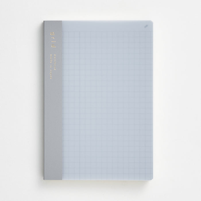 Front cover of the A6 Daigo Isshoni Number Notebook in light blue.