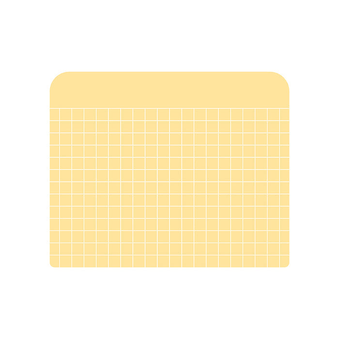 Yellow Daigo Isshoni Things to Do Sticky Note with grid pattern.