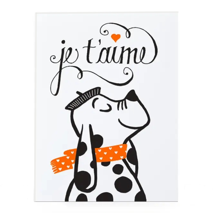 Je t'aime Card