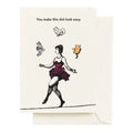 Juggling Cats Card