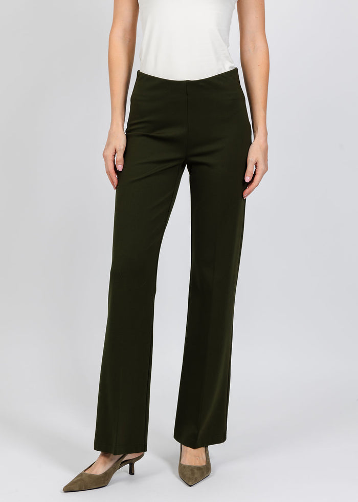 Peace of Cloth Jules Paramount Knit Pants Olive available at Barbara Katz