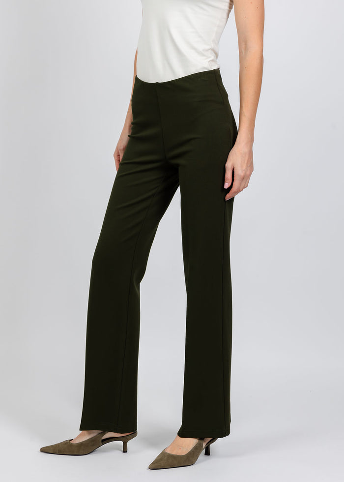 Peace of Cloth Jules Paramount Knit Pants Olive available at Barbara Katz