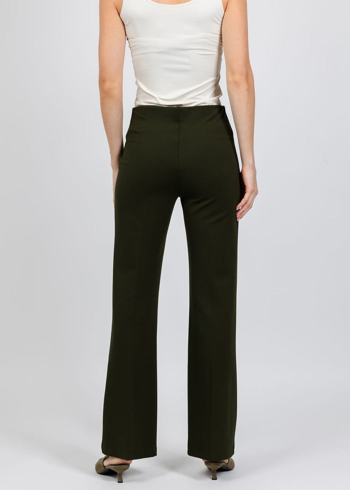 Peace of Cloth Jules Paramount Knit Pants Olive available at Barbara Katz